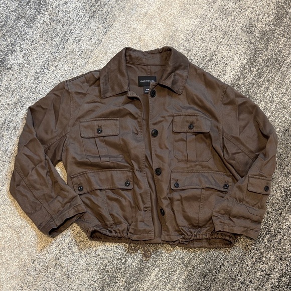 Brown Button-Up Jacket - Picture 1 of 8